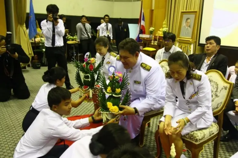 พิธีไหว้ครูมหาวิทยาลัยราชภัฏธนบุรี ประจำปีการศึกษา 2559