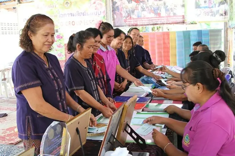 กลุ่มออมทรัพย์เพื่อการผลิตบ้านนาบอน ต้นแบบ SMART Saving Group