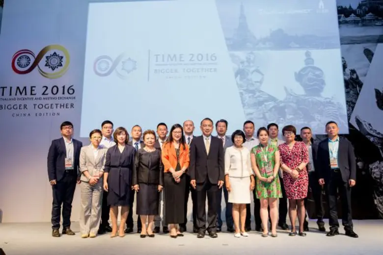 ทีเส็บเปิดตัวโครงการ TIME 2016 หนุนธุรกิจการประชุมและท่องเที่ยวเพื่อเป็นรางวัล นำร่องเจาะตลาดไมซ์จีน เพิ่มยอดลูกค้าและรายได้เข้าประเทศ