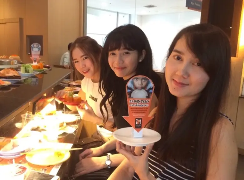 ให้น้องๆได้อิ่มท้อง กับ Empty Dish for Hungry Kids ที่ซูชิบอยทุกสาขา