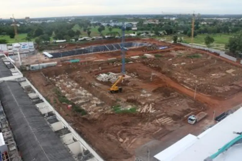 ฤกษ์ดีลงเสาเอก ซี.พี.แลนด์ ทุ่มลงทุนกว่าพันล้านบาท สร้างศูนย์ประชุมฯ ขอนแก่น