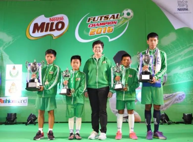 สุดยอด 4 ทีมชนะเลิศนักเตะรุ่นเยาว์ “ไมโล ฟุตซอล แชมเปี้ยน 2016”