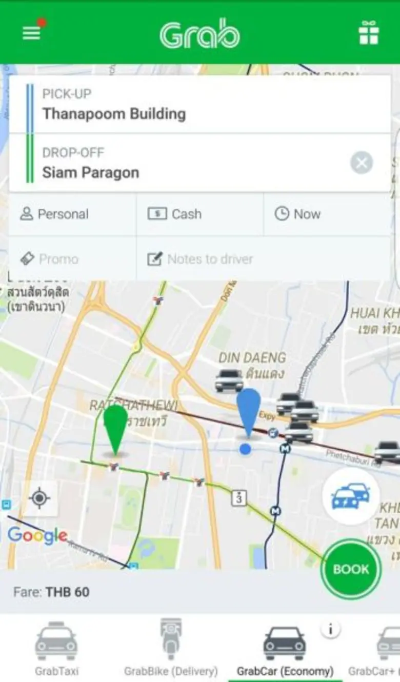 เรียกใช้บริการ แกร็บ (Grab) ผ่าน กูเกิ้ลแมพส์ (Google Maps) ได้แล้ววันนี้ รับฟรี! ส่วนลดสูงสุด 50 บาทสำหรับการเรียกครั้งแรก