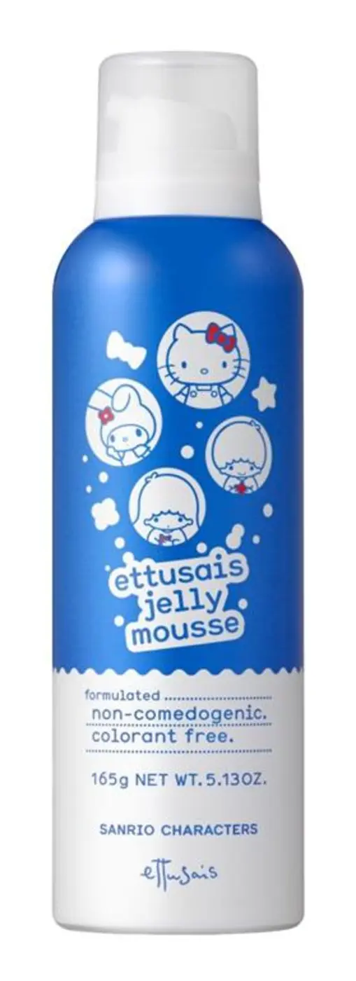 "Jelly Mousse Sanrio" เจลใสล้างในรูปโฟมมู...