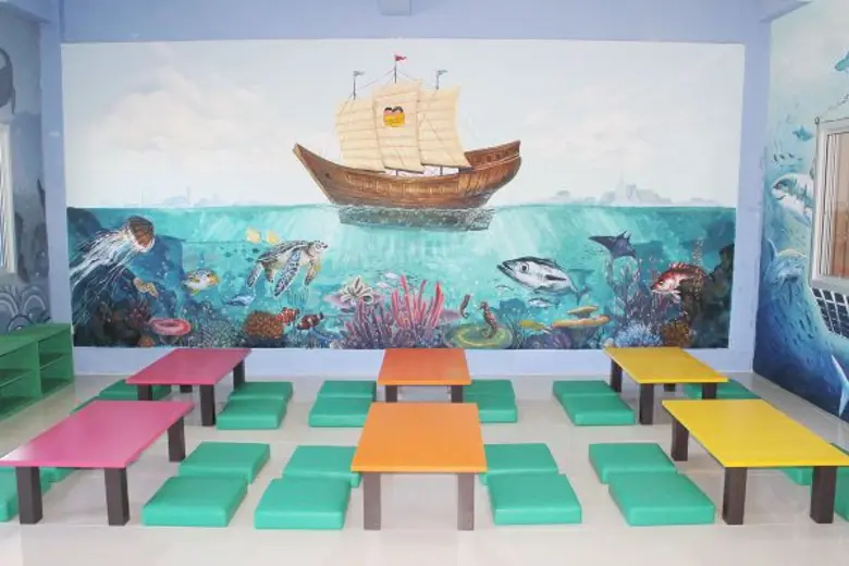 ภูมิใจนำเสนอโฉมใหม่ของห้องสมุดโลกนิทานของหนู รร.บ้านปลายคลองน้อย โฉมใหม่หลังปรับปรุงแล้วเสร็จครั้งที่ 2