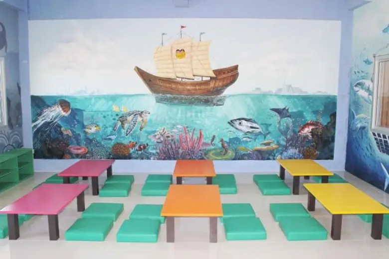 แวลลูฯ ภูมิใจนำเสนอโฉมใหม่ของห้องสมุดโลกนิทานของหนู รร.บ้านปลายคลองน้อย โฉมใหม่หลังปรับปรุงแล้วเสร็จครั้งที่ 2