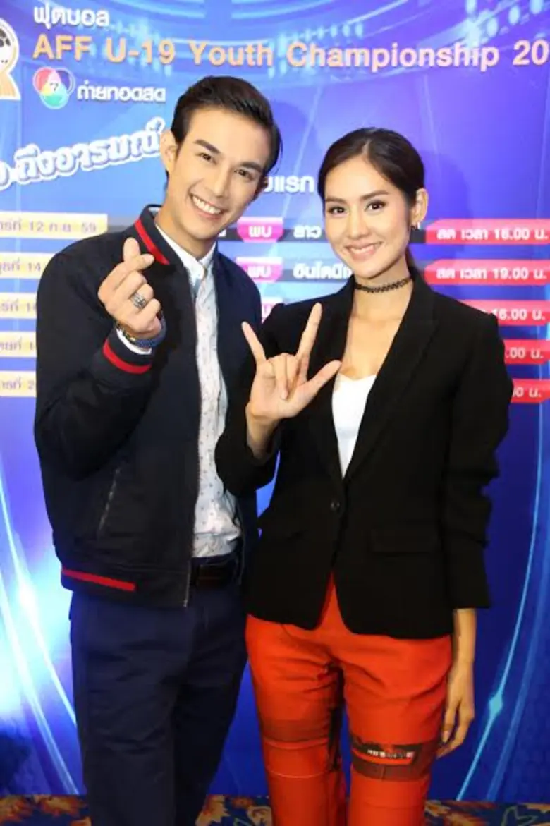 สองนักแสดงจากช่อง 7 สี มะนาว-ศรศิลป์ มณีว...