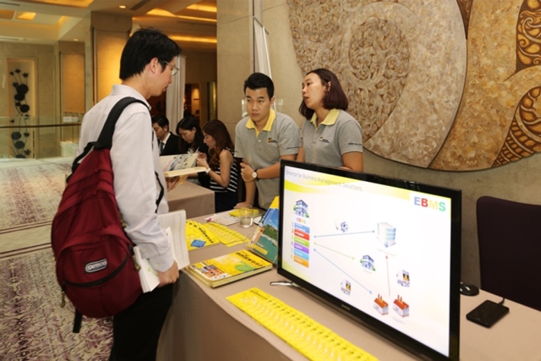 บมจ. เทเลอินโฟ มีเดีย จัดแสดงผลิตภัณฑ์ในงาน Intouch Group 2016 Half Year Analyst Meeting