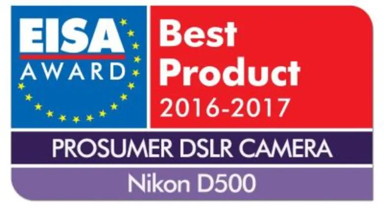 นิคอน D500 คว้ารางวัล EISA European Prosumer DSLR Camera 2016-2017