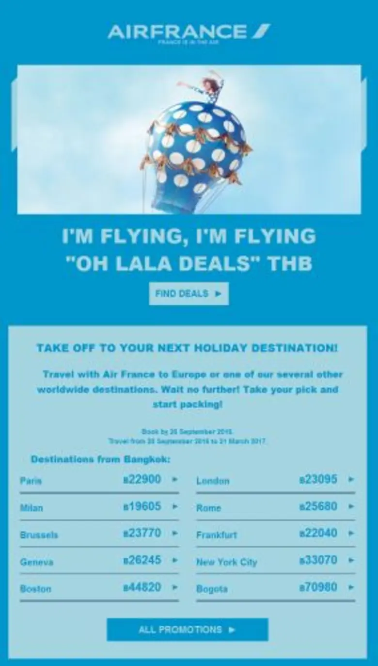 บินไปฉลองวันหยุด สุขพิเศษ! อย่ารอช้า! เลือกเมืองโปร...