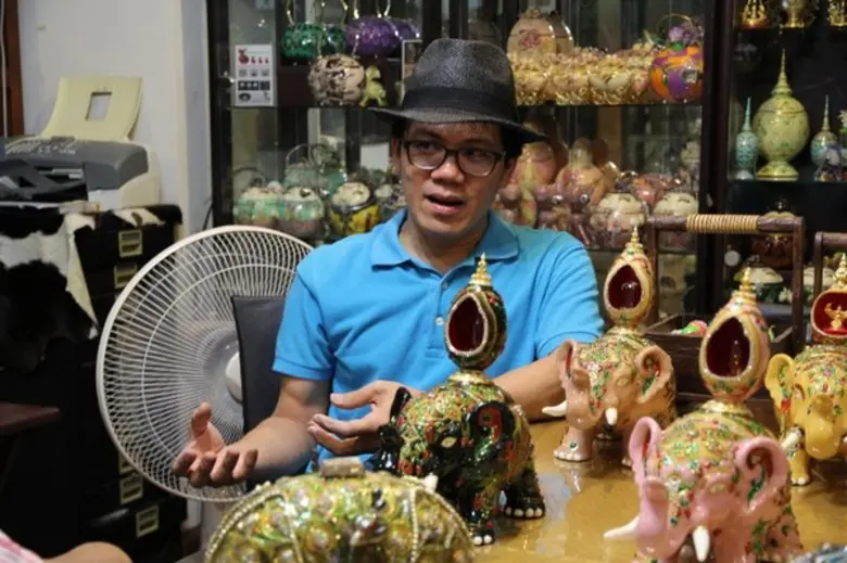 เปลือกไข่วิจิตรภูษิต โอทอปไฮเอนด์ขึ้นเครื่อง