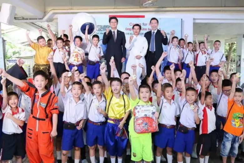 “มิตซูบิชิ เอลเลเวเตอร์” เดินหน้าสอนน้องใช้ลิฟต์และบันไดเลื่อน ลดความเสี่ยงอุบัติเหตุ ในโครงการ “Caring For Kids มิตซูบิชิ สอนน้อง”