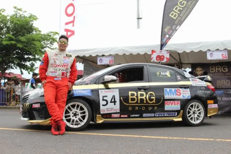 ทีมแข่ง "บีอาร์จี" แรงก้าวขึ้นโพเดี้ยมสนา...