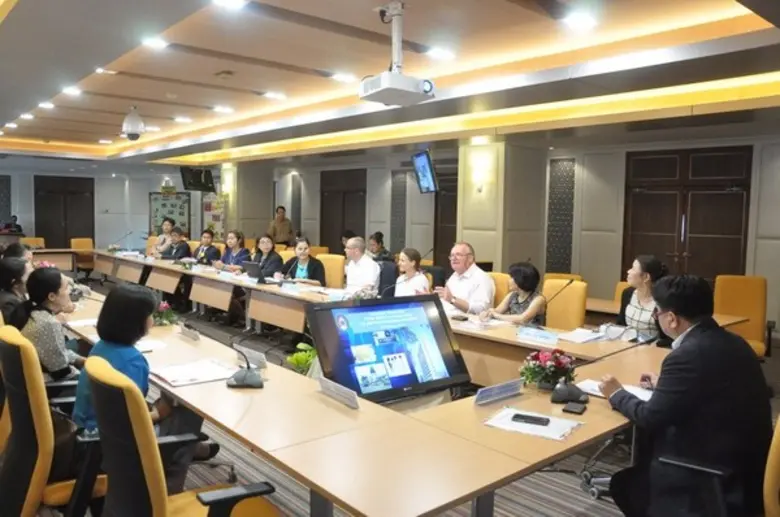 ราชภัฏโคราช ต้อนรับผู้เชี่ยวชาญจากอังกฤษ เก็บข้อมูลด้านบริหารจัดการเรียนการสอน