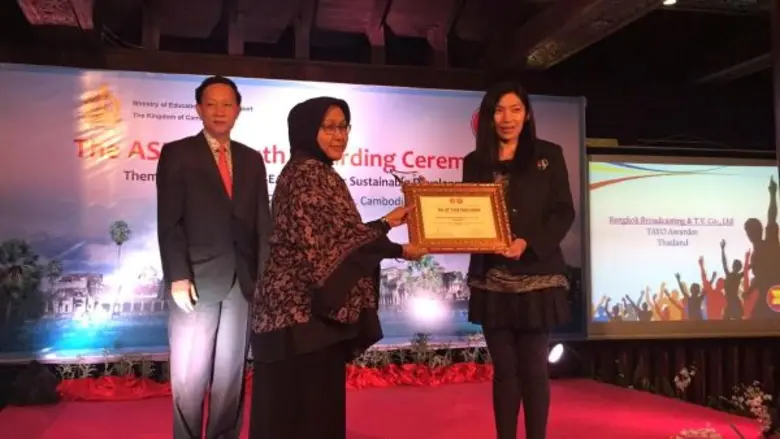 ช่อง 7 สี ปลื้ม รายการข่าวผู้เยาว์ รับรางวัลระดับอาเชียน