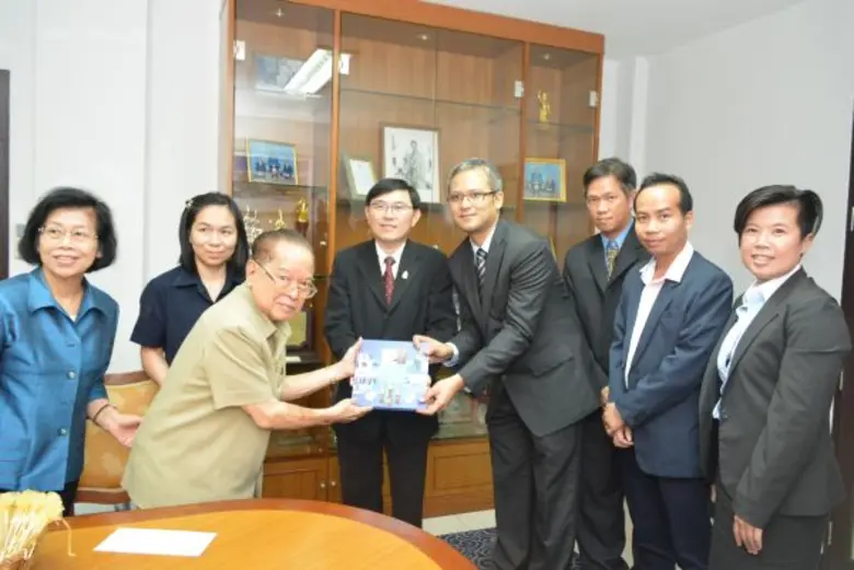 บมจ. ไทยคม นำโดย นายภาคย์ บุญยุบล ผู้อำนวยการส่วนงา...