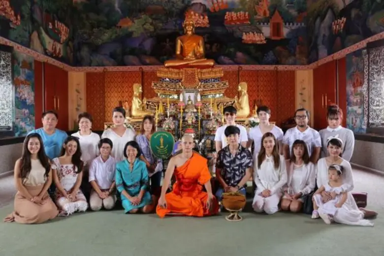 เอี๊ยง-สิทธา ถือฤกษ์ดีบวชแทนคุณ ได้รับฉายา ฐิตสิปฺโป แปลว่า ผู้มีเลือดศิลปิน