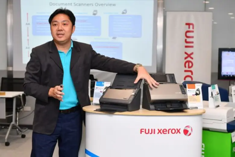 ฟูจิ ซีร็อกซ์ พรินเตอร์ ประกาศรุกตลาดสแกนเนอร์ในประเทศไทย ตั้งเป้าส่วนแบ่ง 20% ภายในปี 2561 เปิดตัวสแกนเนอร์ “DocuMate” 5 รุ่นใหม่ ตอบโจทย์ยุคเอกสารดิจิทัล