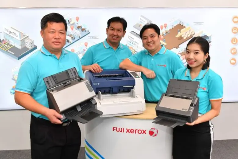 ฟูจิ ซีร็อกซ์ พรินเตอร์ ประกาศรุกตลาดสแกนเนอร์ในประเทศไทย ตั้งเป้าส่วนแบ่ง 20% ภายในปี 2561 เปิดตัวสแกนเนอร์ “DocuMate” 5 รุ่นใหม่ ตอบโจทย์ยุคเอกสารดิจิทัล
