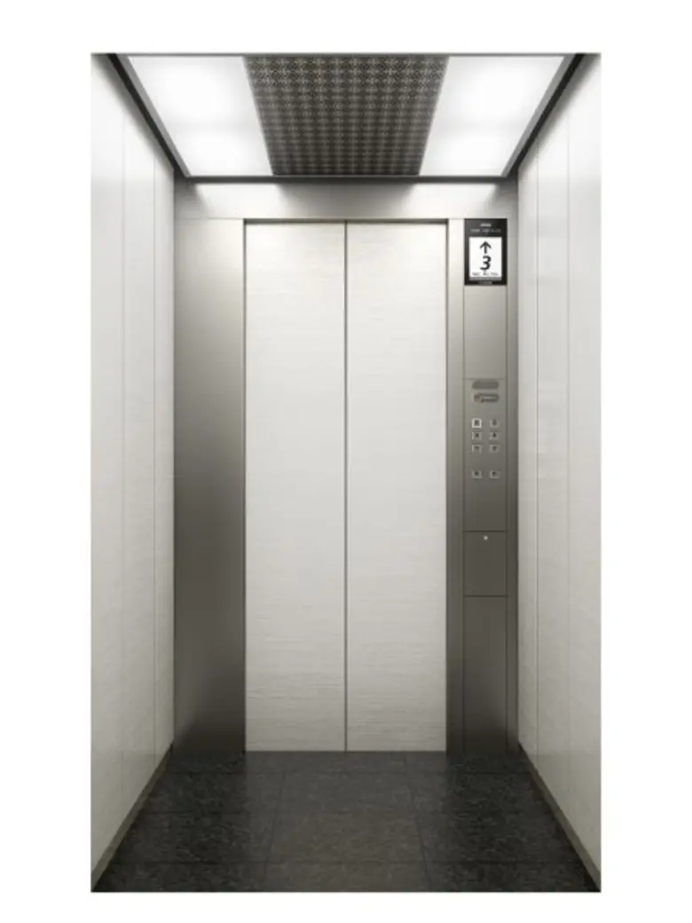 การออกแบบภายในของลิฟต์โดยสารแบบไม่มีห้องเ...