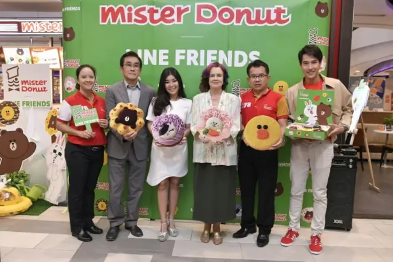 ทอยร่วมเปิดตัวมิสเตอร์ โดนัท ไลน์ เฟรนด์