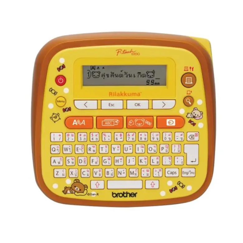 เครื่องพิมพ์ฉลาก พี-ทัช รุ่น 'ริลัคคุมะ’ จากบราเดอร์