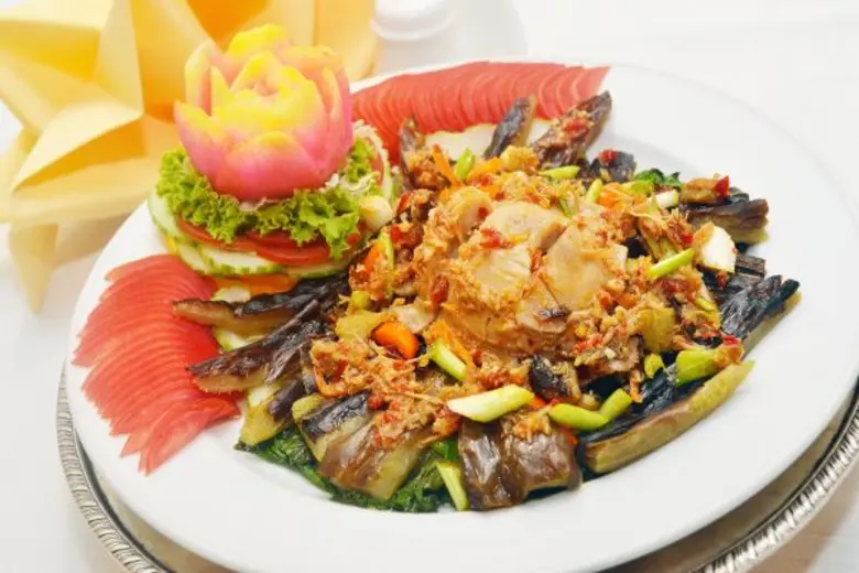 เป๋าฮื้อโอชะ ที่ห้องอาหารจีน ดิเอมเพรส โร...