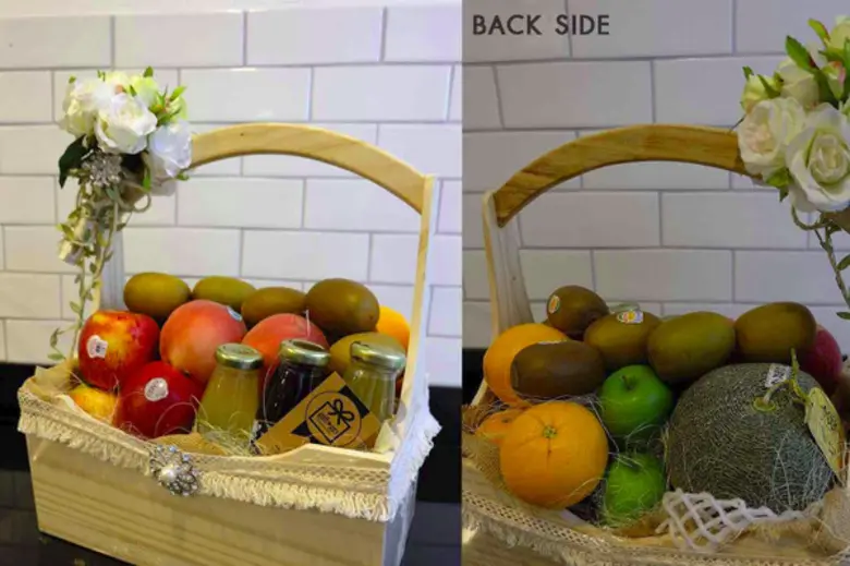 Fruit Gifts Basket Tutorial by GiftnGo.Gift | GURU ON GIFT