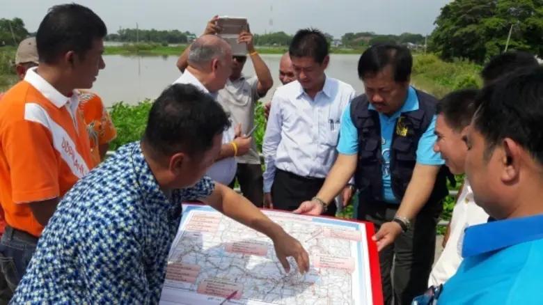 ติดตามสถานการณ์น้ำและเตรียมความพร้อมต้อนรับนายกรัฐมนตรี ในพื้นที่จังหวัดพระนครศรีอยุธยา