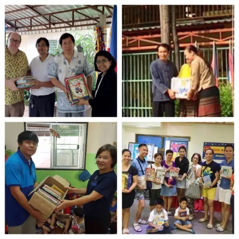 สถานกงสุลสาธารณรัฐฟิลิปปินส์มอบหนังสือนิทานและนิยายภาษาอังกฤษใน จว.เชียงใหม่ และจว.ลำปาง