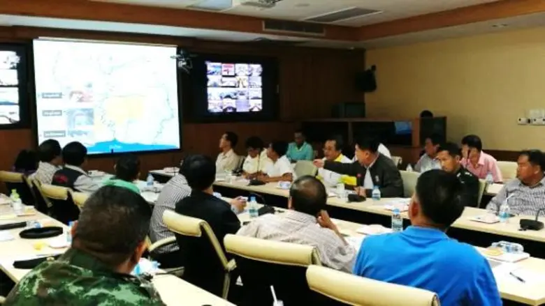 ร่วมรับฟังการประชุมทาง Video Tele Conference (VTC) รับฟังนโยบายและข้อสั่งการ