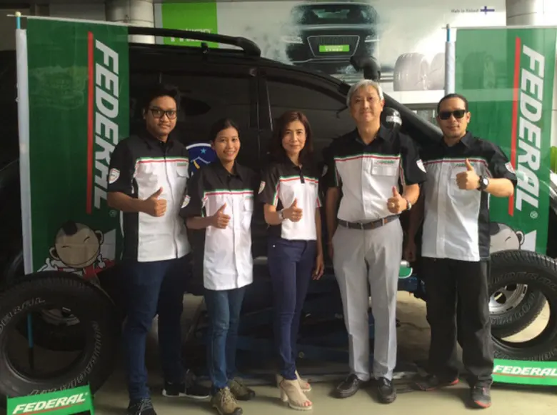 Federal Thailand สนับสนุนยางรถยนต์ Federal Couragia...