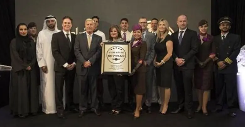 ETIHAD AIRWAYS AWARDED HIGHEST SKYTRAX 5-STAR RATING