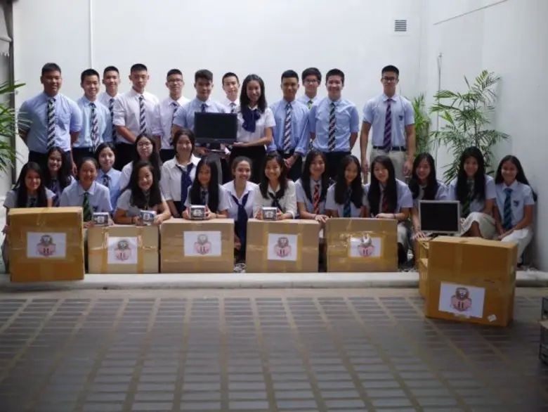 คณะนักเรียนกลุ่ม The Lionheart Society โร...