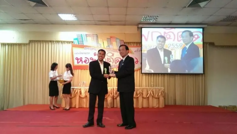 คุณสนิท หอมจันทร์ ผู้จัดการทั่วไปฝ่ายอพาร...