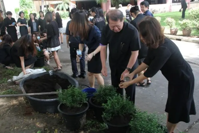 ชาว กยท. รวมใจ ร่วมรักษาต้นไม้ ถวายเป็นราชสักการะแด่สมเด็จย่า ในโอกาสวันรักต้นไม้ประจำปีของชาติ ประจำปี 2559