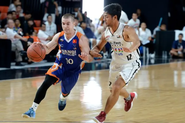 GSB TBSL 2017 (Leg2) "จีเอสบี ไทยแลนด์บาสเกตบอลซูเปอร์ ลีก2017” ทีมไฮเทค ชนะ ทีมฮานอยบั๊พพ์ (Hanoi Buff) เวียดนาม ด้วยสกอร์ 81 : 75 คะแนน