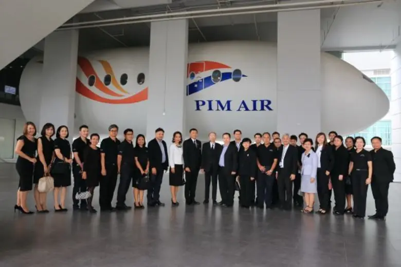 สถาบันการบินพลเรือน เข้าศึกษาดูงาน สถาบันการจัดการปัญญาภิวัฒน์