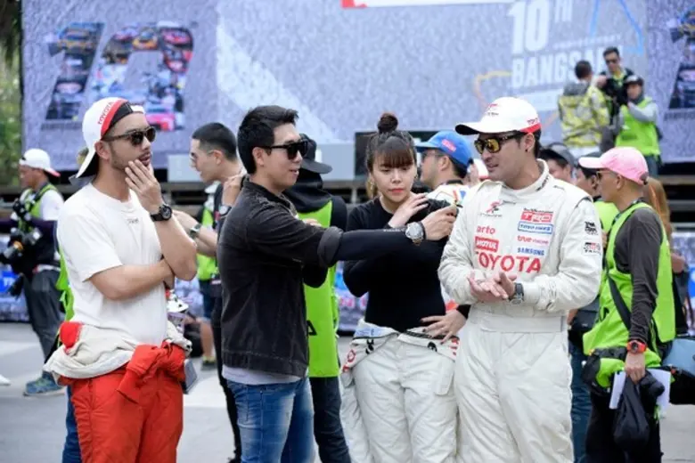 “ซานิ-เติ้ล-กวาง” ติดใจกีฬาความเร็ว แท็กทีมพร้อมลุยแข่งต่อในโตโยต้า มอเตอร์สปอร์ต 2017