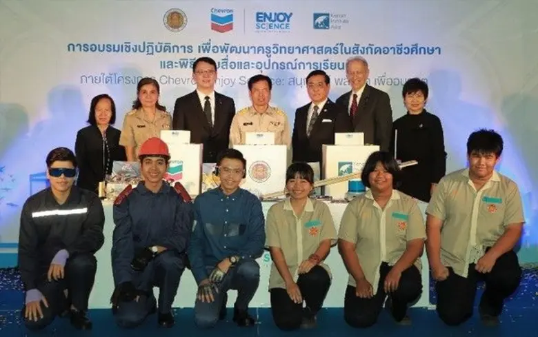 สอศ. ผนึก "เชฟรอน-คีนัน" รุกขับเคลื่อนโคร...