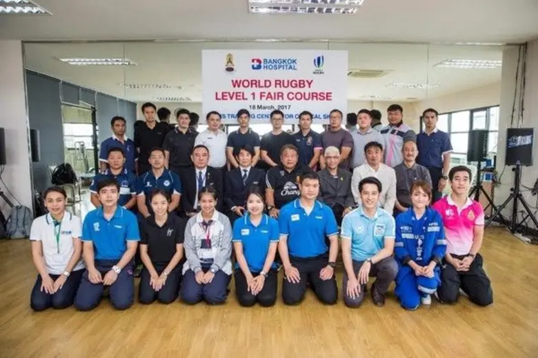 พลเอกอรรพจน์ คล่องตรวจโรค นายกสมาคมรักบี้...