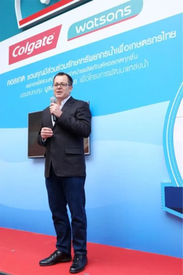 คอลเกต จับมือ วัตสัน จัดโครงการ 'น้ำทุกหยดมีค่า’ เนื่องในวันประหยัดน้ำโลก ดึง 'บอย-ปกรณ์’ รณรงค์ปิดน้ำขณะแปรงฟัน พร้อมมอบรายได้สมทบทุนมูลนิธิชัยพัฒนา สนับสนุนการพัฒนาแหล่งน้ำเพื่อเกษตรกรไทย