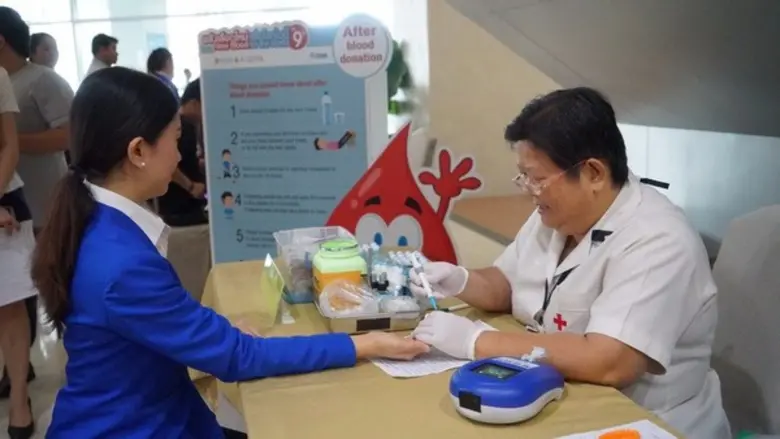 รพ.กรุงเทพพัทยา ร่วมกับรพ.สมเด็จพระบรมราชเทวี ณ ศรีราชา รับบริจาคโลหิตในโครงการ “พลังเลือดใหม่ เพื่อโลกใบนี้ ปี 9” ครั้งที่ 1