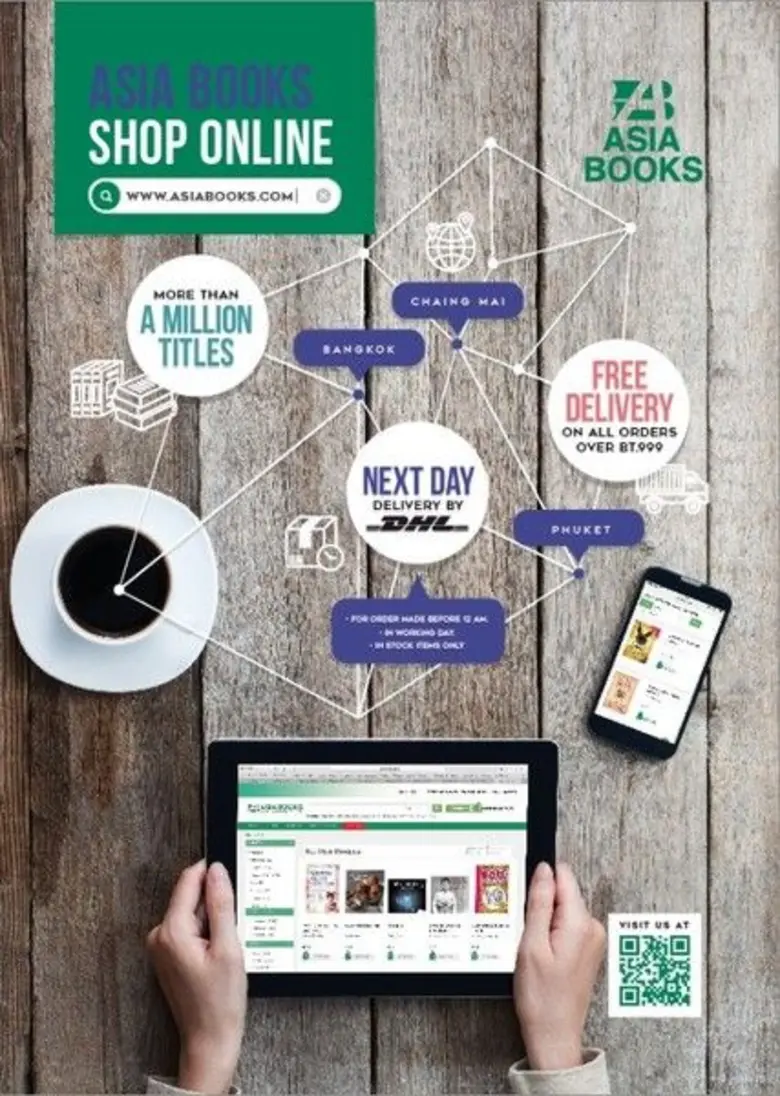 เอเซียบุ๊คส์รุกตลาดนักอ่าน เปิดตัวบริการใ...