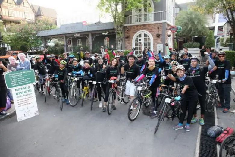 ประสบความสำเร็จ ในบททดสอบพิสูจน์ใจ 109 ก.ม. กับธรรมธุรกิจชวนปั่น ยักษ์กะโจน นำทีมปั่นจักรยาน เข้าร่วมงาน “คืนชีวิตให้แผ่นดิน ครั้งที่ 11”