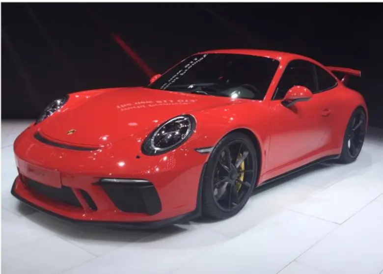 ในงานเปิดตัวรถรุ่นล่าสุด 'ปอร์เช่ 911 จีท...