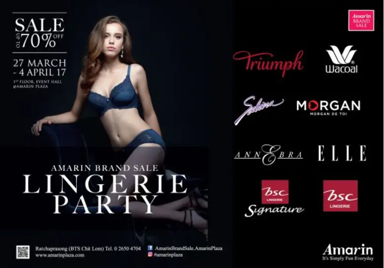 Amarin Brand Sale เนรมิต Lingerie Party ใ...