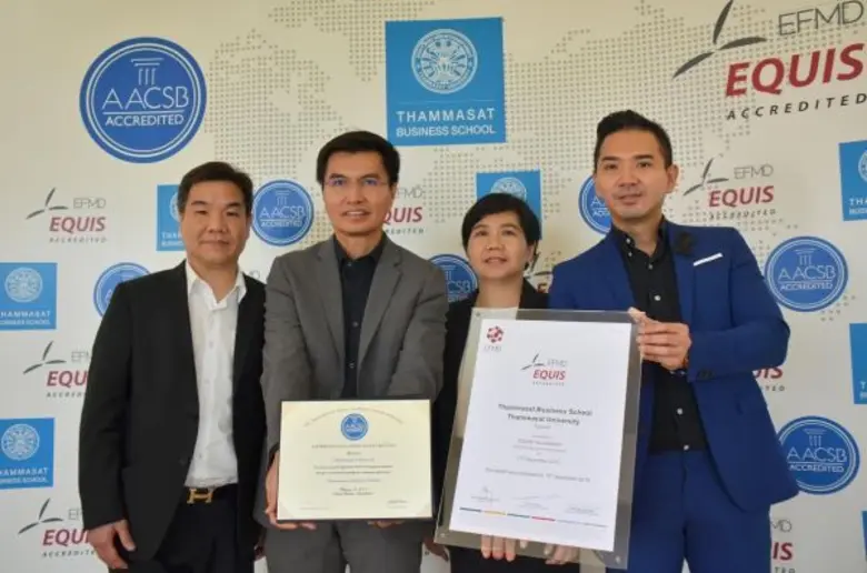 มธ. ปลื้มผงาดมหาวิทยาลัยเบอร์ 1 ด้านธุรกิจในไทย เทียบชั้นมาตรฐานมหาวิทยาลัยชั้นนำของโลก หลังคว้ามาตรฐาน AACSB รับรองหลักสูตรด้านบริหารธุรกิจ ตรี โท เอก จากสถาบันระดับโลก