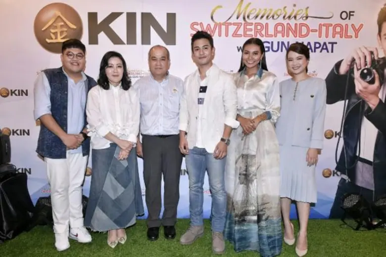 กัน-แก้ม-โดมร่วมแจกโชคแคมเปญ Kin Memories of Switzerland & Italy with Gun Napat