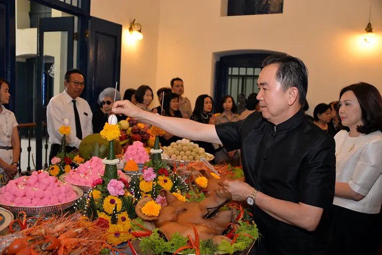 พิธีบวงสรวงพระคลังในพระคลังมหาสมบัติ